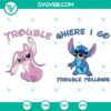 Disney Couple Stitch and Angel SVG | Love Couple Cut Files 3