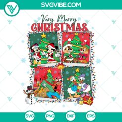 Disney Couples Very Merry Christmas SVG | Magical Holiday Cut Files
