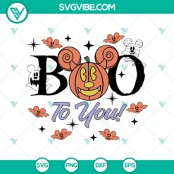 Disney Cute Mickey Boo SVG DXF EPS PNG Cut Files, Halloween SVG File, Halloween Cricut &amp; Silhouette Designs