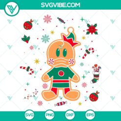 Disney Donald Duck Christmas Gingerbread SVG | Classic Holiday Cut Files