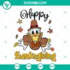 Disney Donald Duck Happy Thanksgiving SVG | Fall Celebration Cut Files 2