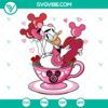 Disney Donald Duck Valentine Balloon Tea Cup SVG | Valentine Fun Cut Files 2