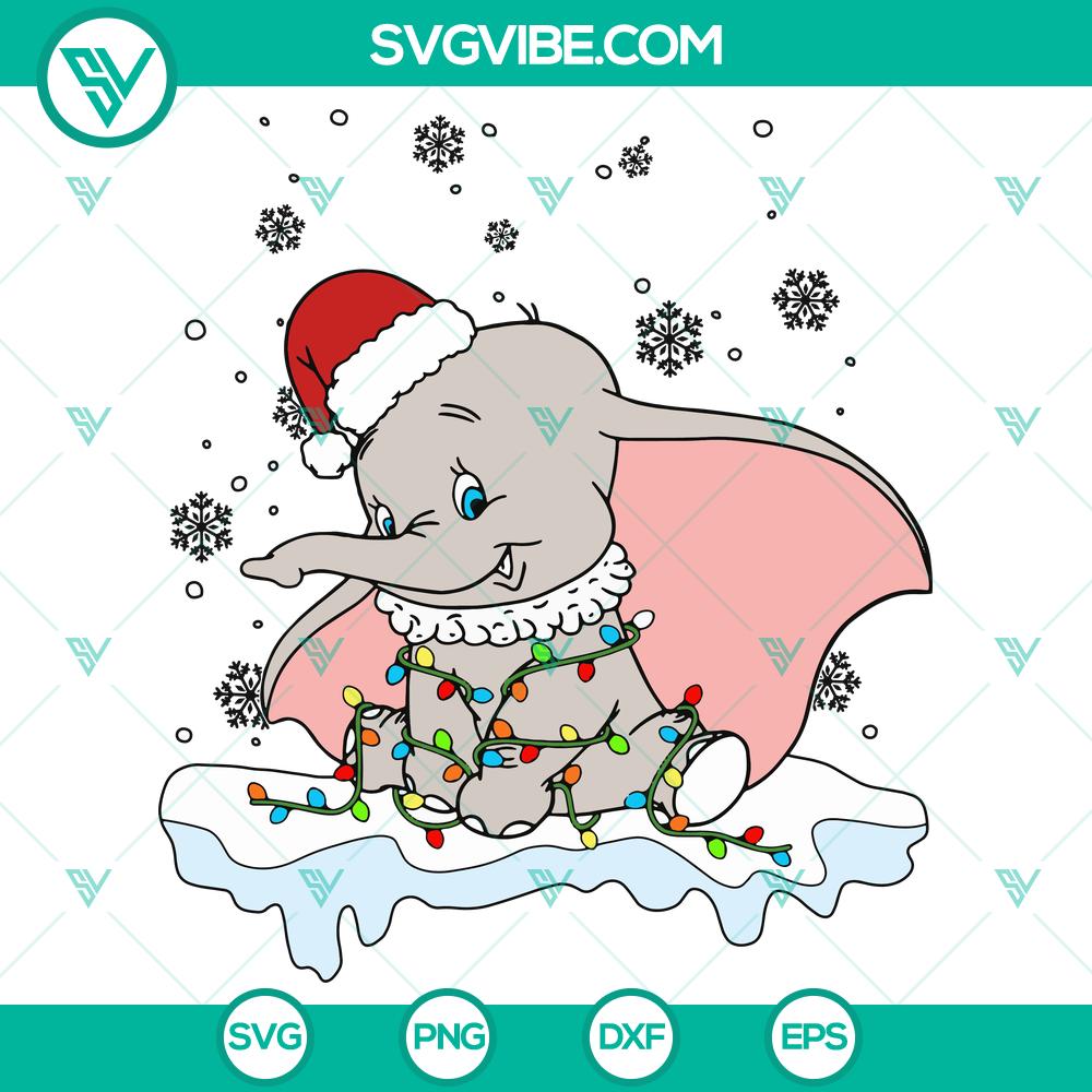 disney-dumbo-flying-elephant-christmas-svg.jpg Disney Dumbo Flying Elephant Christmas SVG with festive holiday elements and cute design, great for crafting projects.