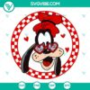 Disney Goofy Dog Checkered Valentine SVG | Silly Love Cut Files 2