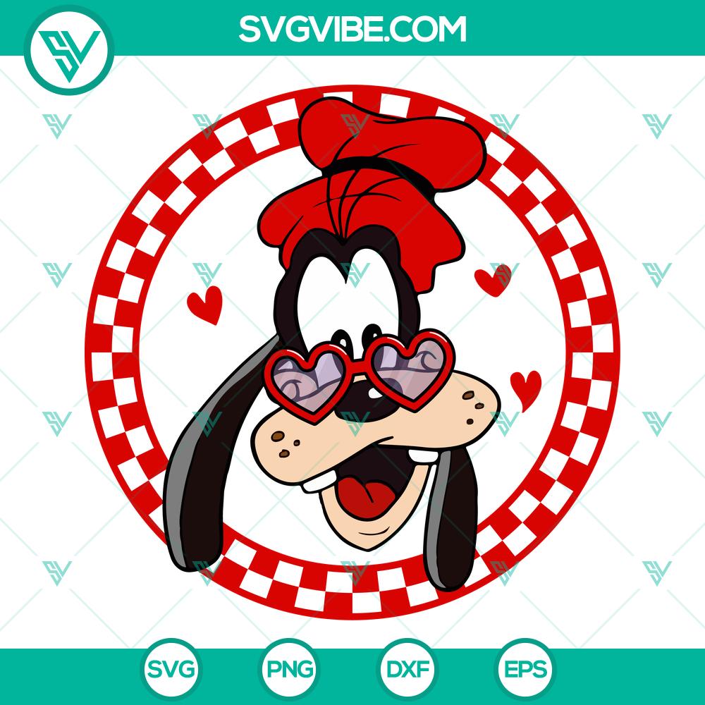 Disney Goofy Dog Checkered Valentine SVG | Silly Love Cut Files Disney Goofy Dog Checkered Valentine SVG | Silly Love Cut Files