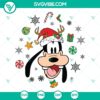 Disney Goofy Merry Christmas SVG featuring a funny holiday dog design, perfect for crafting projects.