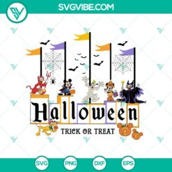 Halloween, SVG Files, Walt Disney SVG, Disney Hallloween Trick Or Treat SVG, 17