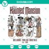 Disney Halloween Haunted Mansion SVG featuring spooky Disney ride cut files, ideal for Halloween crafts and decorations.