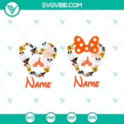 Halloween, SVG Files, Walt Disney SVG, Disney Halloween Personalized SVG, 2