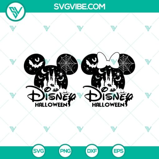 disney halloween svg disney mouse svg mickey and minnie halloween svg