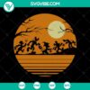 Disney Halloween Town SVG with Halloween Friends featuring popular Disney characters in a spooky Halloween theme. Perfect for crafting projects.