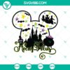 Disney Hocus Pocus and Mickey Ears SVG design with Halloween theme ideal for crafting projects.