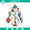 Disney Inside Out 2 Friends Christmas SVG design featuring characters from Pixar's holiday cut files, perfect for festive crafting projects.