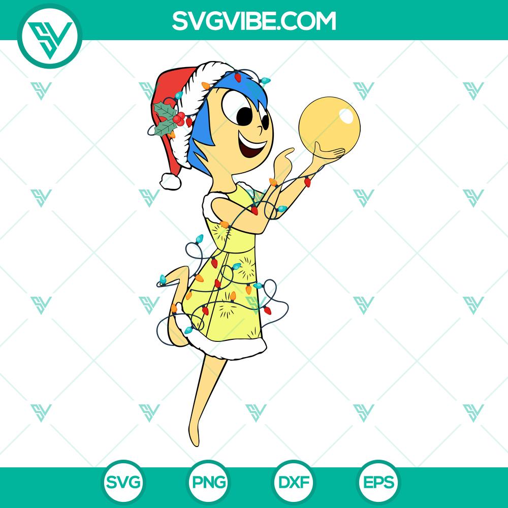 Disney Inside Out 2 Joy Christmas SVG | Happy Pixar Christmas Cut Files Disney Inside Out 2 Joy Christmas SVG | Happy Pixar Christmas Cut Files