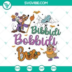 Disney Jaq and Gus Gus Halloween SVG DXF EPS PNG Cut Files, Halloween SVG File, Halloween Cricut &amp; Silhouette Designs