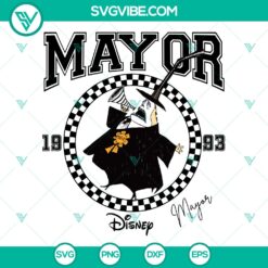 Disney Mayor Nightmare Before Christmas SVG | Spooky Town Mayor Cut Files