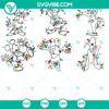 Disney Mickey Friends Christmas Lights SVG Bundle | Holiday Cut Files 2