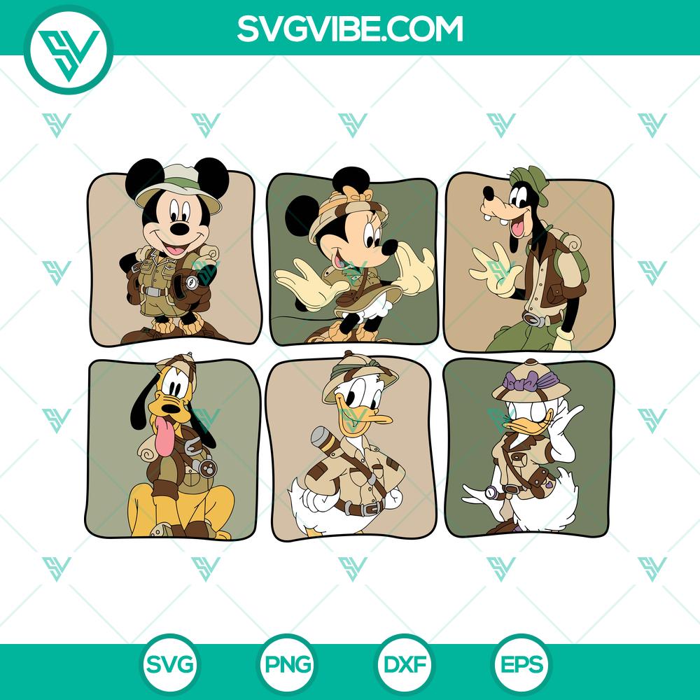 Disney Mickey Friends Safari Trip SVG | Jungle Adventure Cut Files Disney Mickey Friends Safari Trip SVG | Jungle Adventure Cut Files