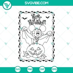 Halloween, SVG Files, Walt Disney SVG, Disney Mickey Happy Halloween SVG, 10