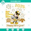 Disney Mickey Happy New Year 2025 SVG | Fireworks Celebration Cut Files 3