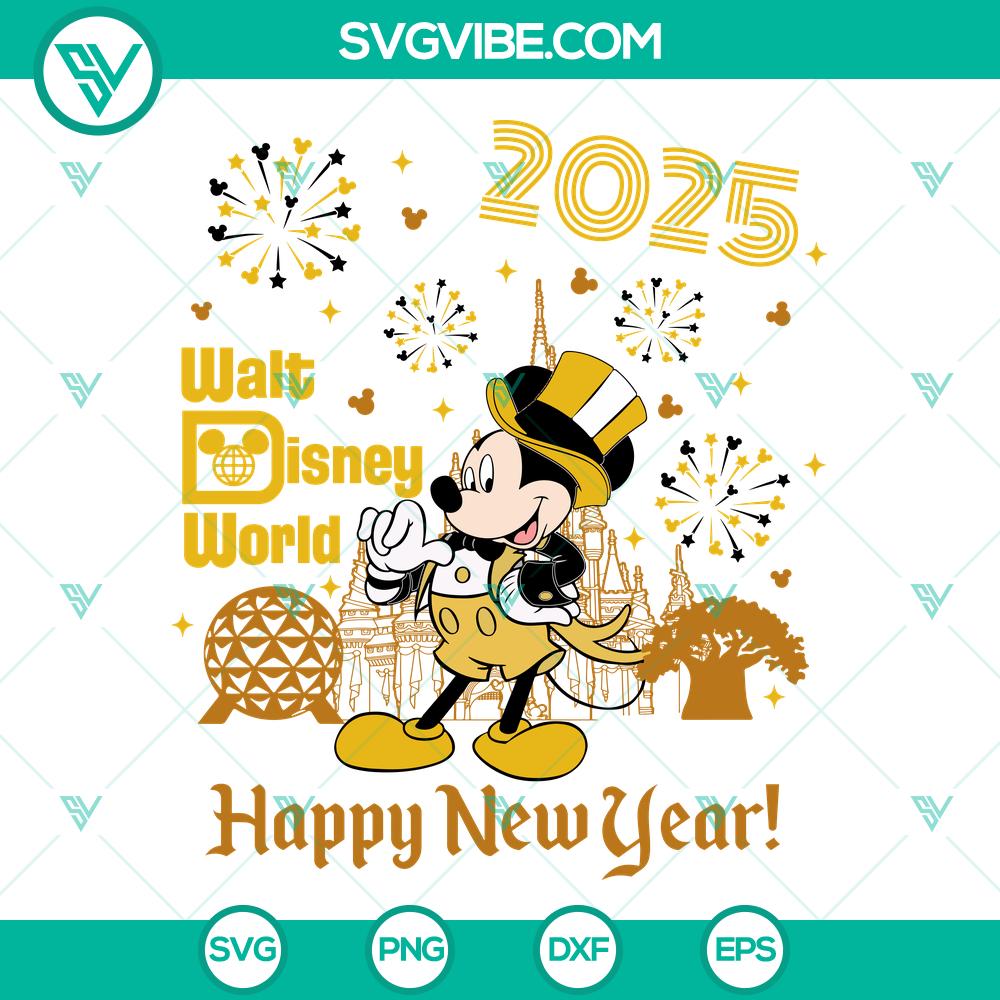 Disney Mickey Happy New Year 2025 SVG | Fireworks Celebration Cut Files Disney Mickey Happy New Year 2025 SVG | Fireworks Celebration Cut Files