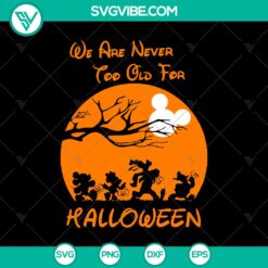 Halloween, SVG Files, Walt Disney SVG, Disney Mickey Mouse And Friends We Are 4