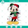 Disney Mickey Mouse Christmas Lights SVG | Holiday Celebration Cut Files 3