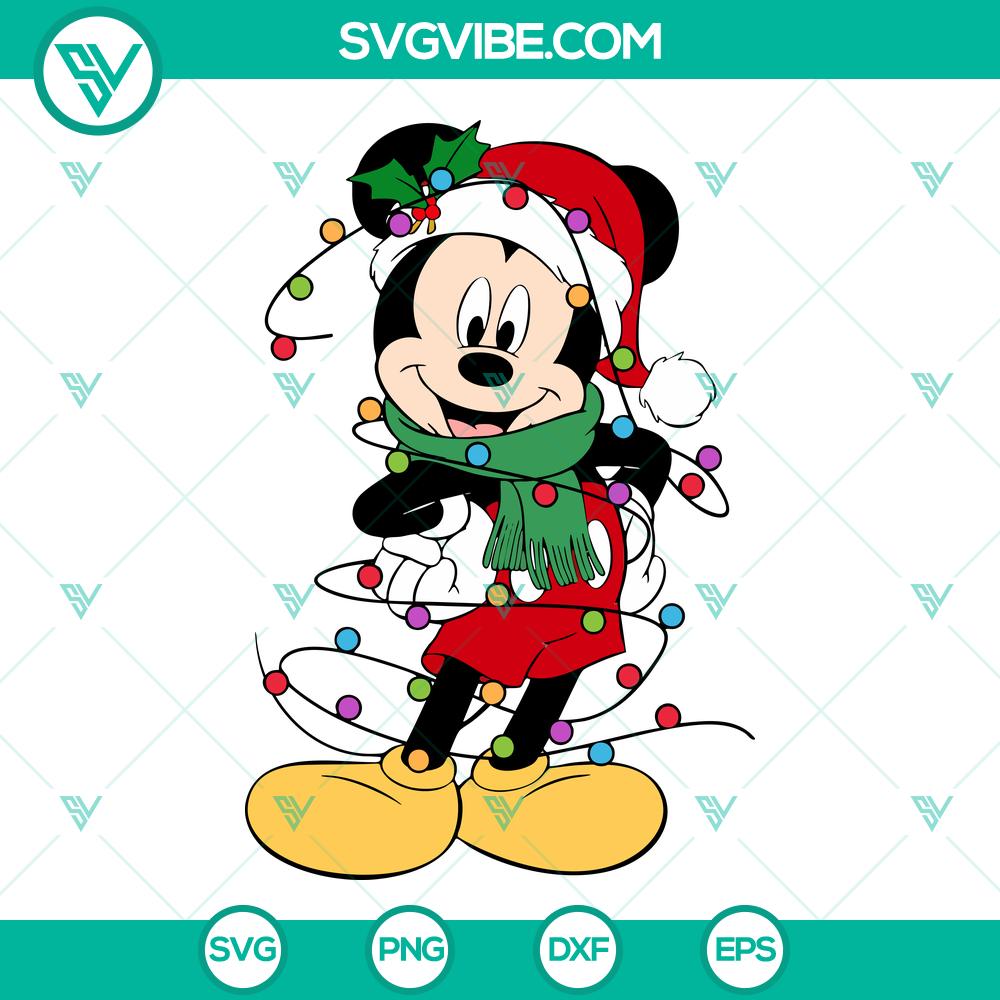 Disney Mickey Mouse Christmas Lights SVG | Holiday Celebration Cut Files Disney Mickey Mouse Christmas Lights SVG | Holiday Celebration Cut Files