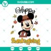 Disney Mickey Mouse Happy Thanksgiving SVG | Family Thanksgiving Cut Files 2