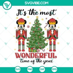 Disney Mickey Nutcrackers Christmas Tree SVG | Festive Disney Cut Files
