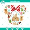 Disney Minnie Head Gingerbread SVG | Cute Holiday Baking Cut Files 3