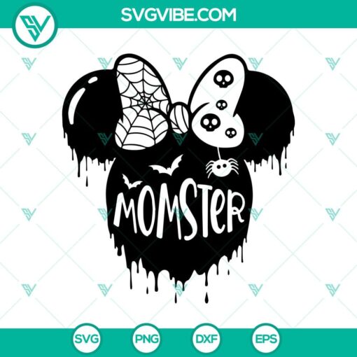 disney minnie momster svg minnie halloween svg disney halloween svg