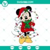 Disney Minnie Mouse Christmas Lights SVG | Cute Holiday Celebration Cut Files 3