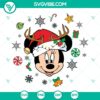 Disney Minnie Mouse Merry Christmas SVG | Sweet Holiday Cut Files 2