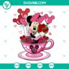 Disney Minnie Valentine Balloon Tea Cup SVG | Sweetheart Carnival Cut Files 3
