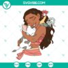 Disney Moana Pua and Hei Hei SVG, featuring adorable tropical Disney friends cut files, perfect for crafting projects.