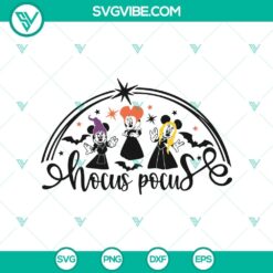 Disney Mouse Hocus Pocus SVG featuring a funny Halloween design perfect for Disney Halloween projects.