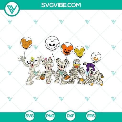 disney mummies svg mickey halloween ballon svg disney halloween svg