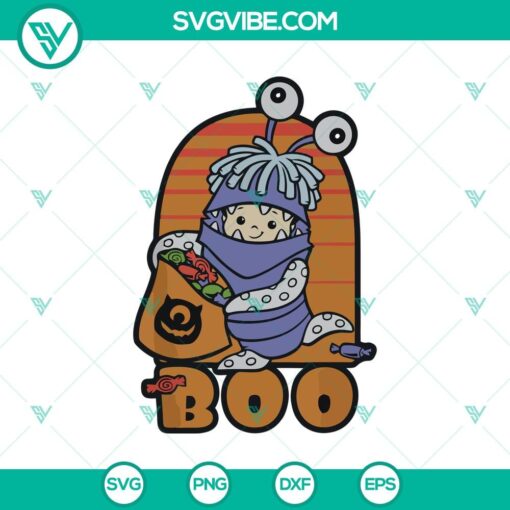 disney pixar monster inc boo halloween svg halloween svg scary svg horror svg