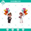 Disney Pixar Up Carl and Ellie Wedding SVG | Love Story Cut Files 2