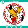 Disney Pluto Dog Checkered Valentine SVG | Puppy Love Cut Files 3