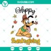 Disney Pluto Dog Happy Thanksgiving SVG | Fall Holiday Cut Files 3