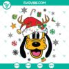Disney Pluto dog design with "Merry Christmas" text in SVG, DXF, EPS, and PNG file formats, perfect for holiday crafting projects.