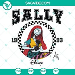 Disney Sally Nightmare Before Christmas SVG | Spooky Disney Love Cut Files