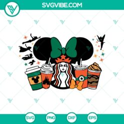 Halloween, SVG Files, Walt Disney SVG, Disney Starbucks SVG, Starbucks Coffee 8