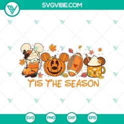 Disney Tis The Season SVG DXF EPS PNG Cut Files, Halloween SVG File, Halloween Cricut &amp; Silhouette Designs