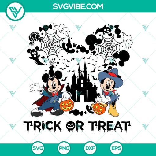 disney trick or treat svg disney mouse svg disney halloween svg