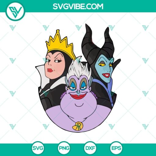 disney villains layered svg halloween svg scary svg horror svg