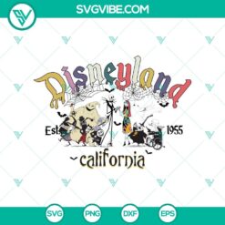 Halloween, Movies, SVG Files, Disneyland 1955 Halloween California SVG DXF EPS 5