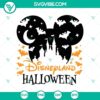 Disneyland Halloween SVG featuring Disney Castle and Funny Halloween design elements perfect for crafting projects and decor.
